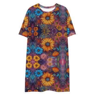 Magical Flowers 2 T-shirt dress