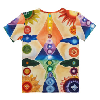 Chakra Colours Patterned Women's T-shirt