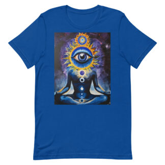 Mystical Meditative Blue Eye Unisex t-shirt